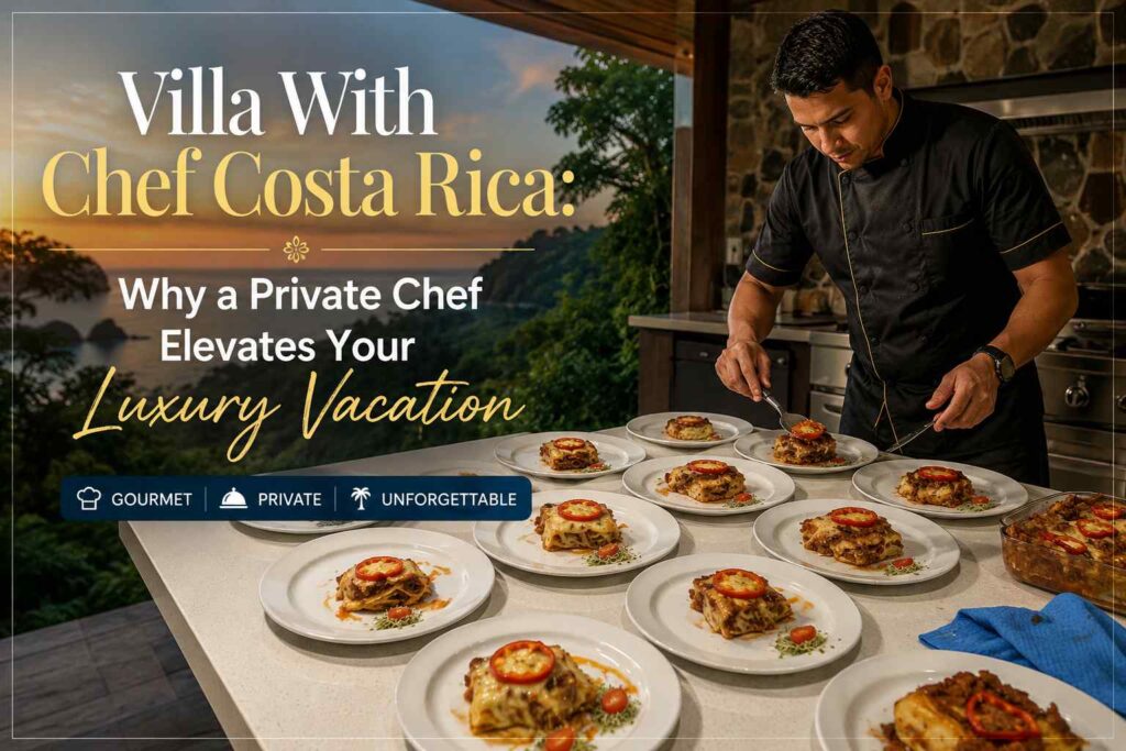 Villa With Chef Costa Rica Why a Private Chef Elevates Your Luxury Vacation